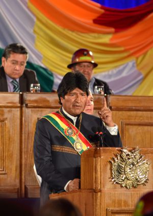 Evo Morales Evo Morales, durante un discurso en Cochabamba. / JORGE ABREGO (EFE)