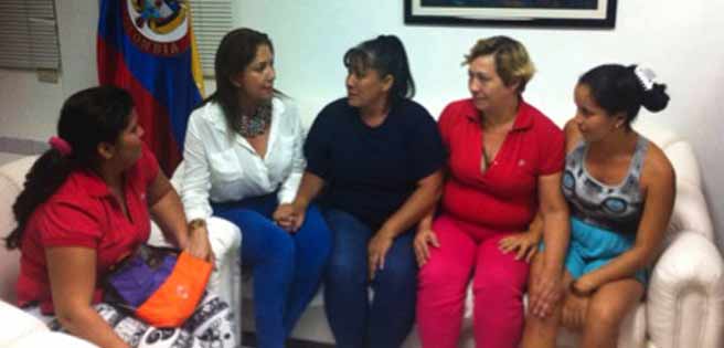colombianas detenidas