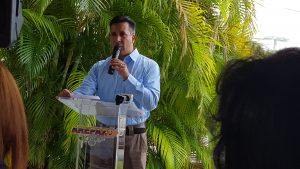 Carlos Salazar, hermano de la presa politica, Capitan Laidet Salazar (Foto VAF)