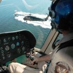 os helicópteros del servicio de Aduanas y Protección de Fronteras (CBP) patrullan el Estrecho de la Florida en busca de embarcaciones con inmigrantes indocumentados. Zachary Mann / Customs and Border Protection