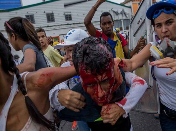 MANIFESTACIÓN OPOSITORA EN CARACAS