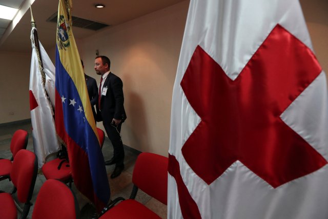 International Red Cross holds briefing in Caracas