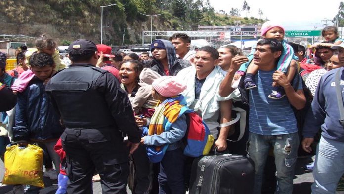 Venezolanos en Ecuador