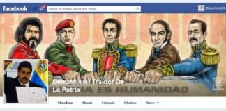 Este era el “muro” en facebook de la página que delataba a presuntos seguidores de Capriles.