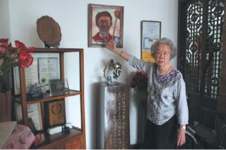Ding Ziling, fundadora de las Madres de Tiananmen y candidata al Nobel 2003. (FOTO CORTESÍA)
