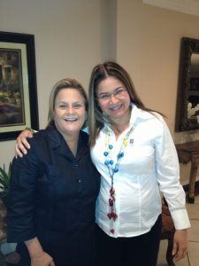 Congresista Ileana Ros-Lehtinen con Patricia Andrade de VAF