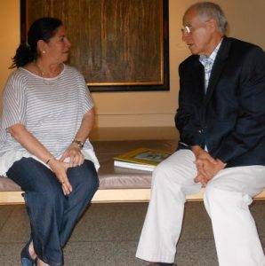Tanya Capriles de Brillembourg durante la entrevista