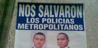 11 presos políticos de la policía metropolitana de Venezuela