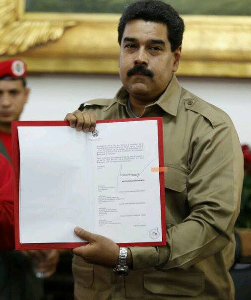 Maduro y ley habilitante Venezuela Awareness