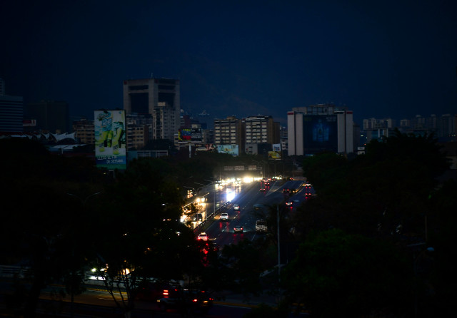 VENEZUELA-CRISIS-POWER-OUTAGE