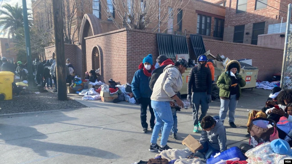 Inmigrantes en el paso