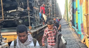Inmigrantes en trenes Mexico