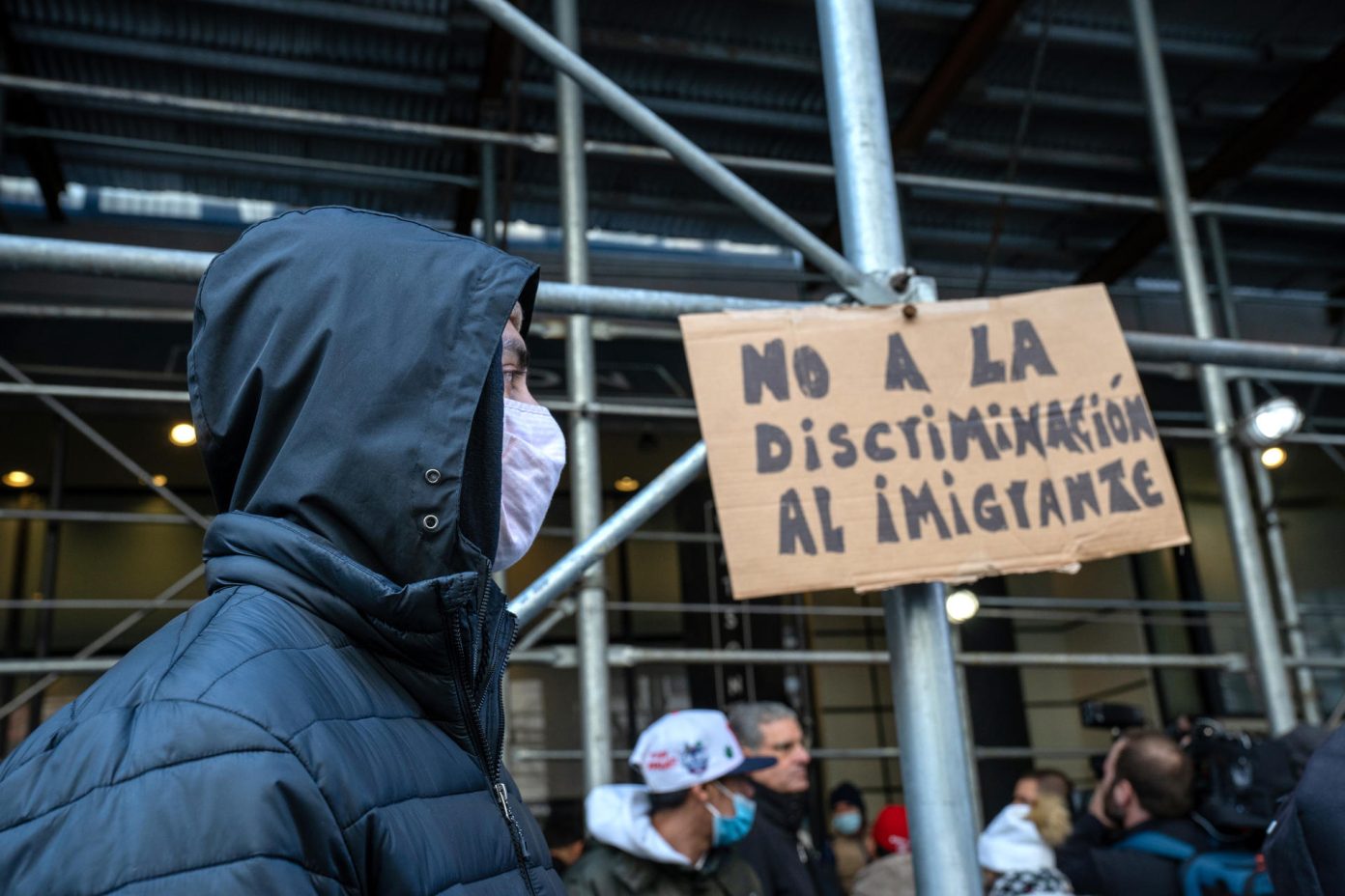 Inmigrante desalojado de hotel